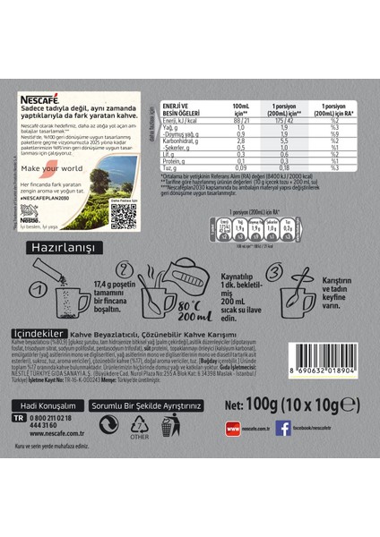 2si1 Arada Granül Kahve 10'lu Paket fiyatları