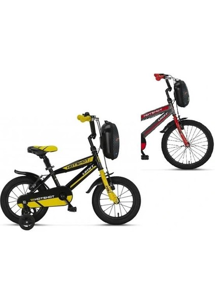 1410 Hotshot-Canta-V Erkek Çocuk Bisikleti 14 Jant Antrasit Kırmızı
