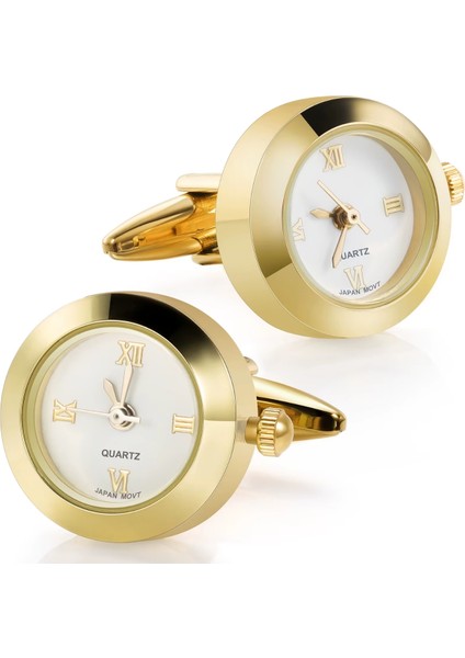 Gold Suisse Watch Kol Düğmesi