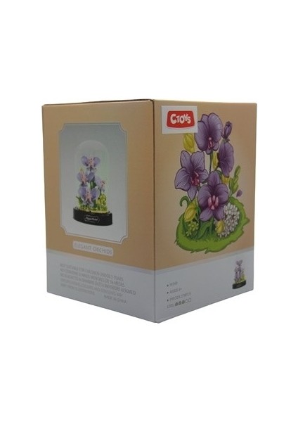 Fanuslu Çiçek Serisi Elegant Orkide LEGO Seti 374 Parça