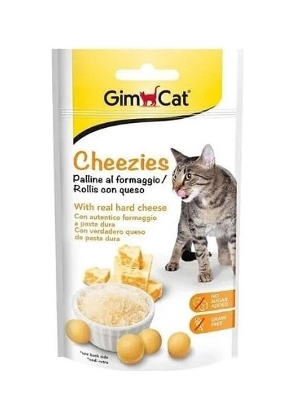 Cheezies Peynirli Tahılsız Kedi Ödül Tableti 50 gr 1 Adet