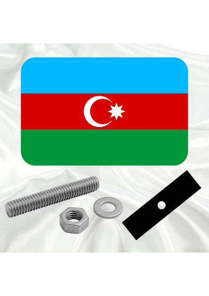Azerbaycan Bayrağı Pleksi Panjur Arması I Universal Vidalı Oto Panjur Süsü I Araba Panjur Süsü modelleri
