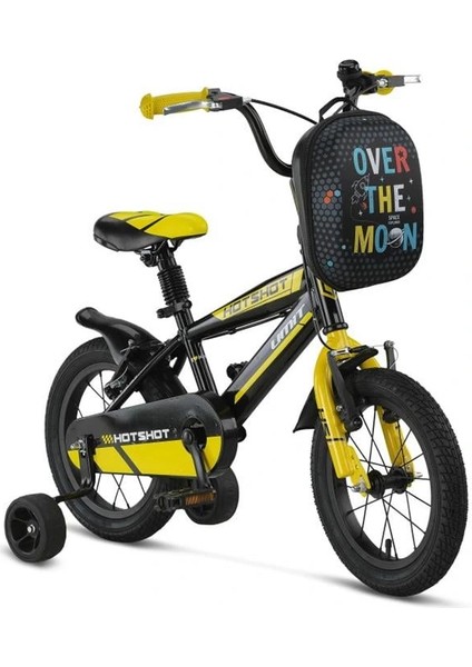 1410 Hotshot-Canta-V Erkek Çocuk Bisikleti 14 Jant Siyah Sarı