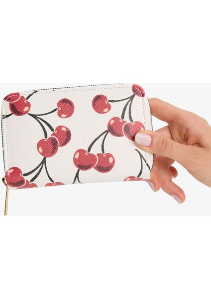 Kadın Meyve Baskılı Suni Deri Cüzdan F6793AXNS