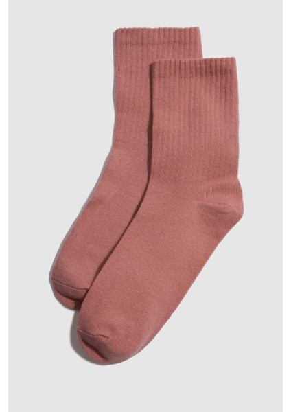 Kız Çocuk 3'lü Pamuklu Uzun Çorap F7212A8NS