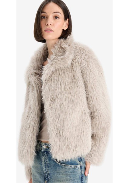 Regular Fit Suni Kürk F6415AX25WN