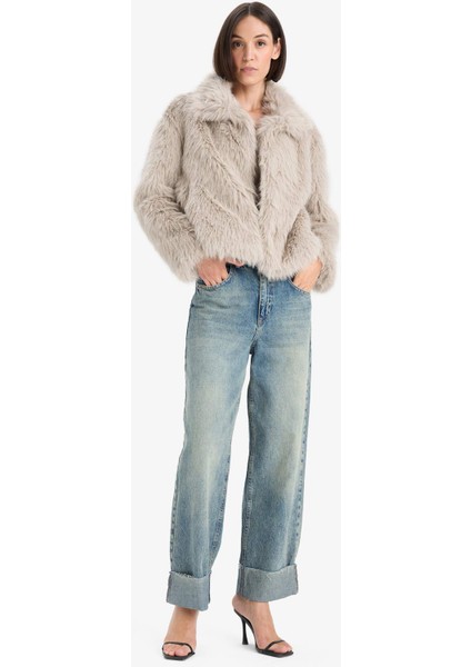 Regular Fit Suni Kürk F6415AX25WN