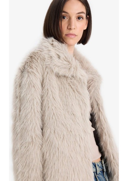 Regular Fit Suni Kürk F6415AX25WN