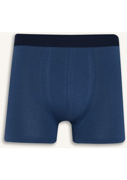 Regular Fit Desenli 3'lü Boxer