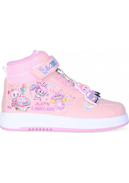 4444 Pudra Cırtlı Boğazlı Kız Çocuk Spor Ayakkabı fiyatları