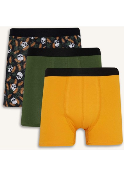 Regular Fit 3'lü Boxer