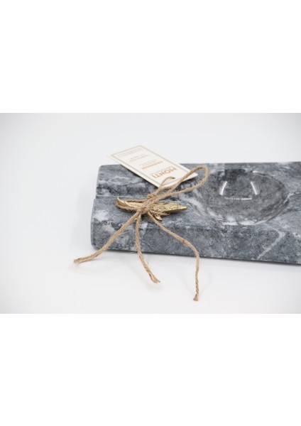 El Yapımı Dekoratıf Mermer Taşlı Bronz Desenli Obje fırsatları