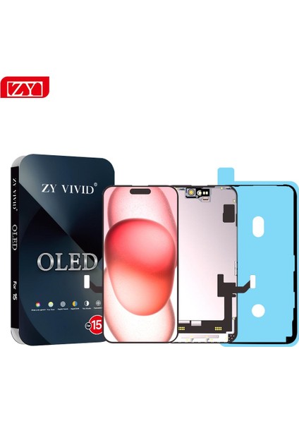 Iphone 15 Incell Full Hd LCD Ekran Sıvı Bant Dahil