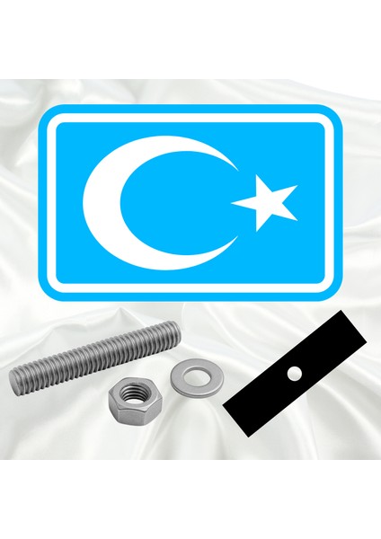 Türkmeneli Bayrağı Pleksi Panjur Arması I Universal Vidalı Oto Panjur Süsü I Araba Panjur Süsü modelleri