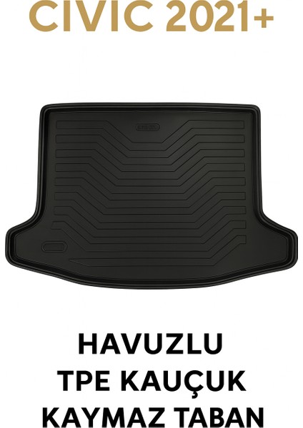 Honda Civic 2021+ 3D Bagaj Havuzu Premium modelleri
