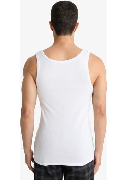 Slim Fit Dar Kesim Kaşkorse 2'li Atlet C9607AX25WN