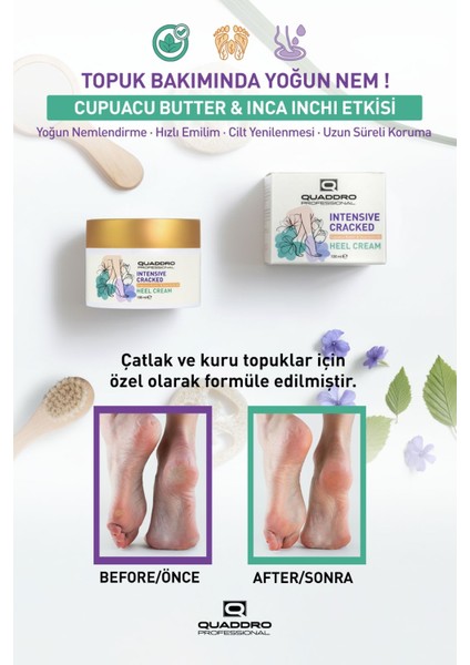 Yoğun Topuk Çatlak Onarıcı Nemlendirici Krem