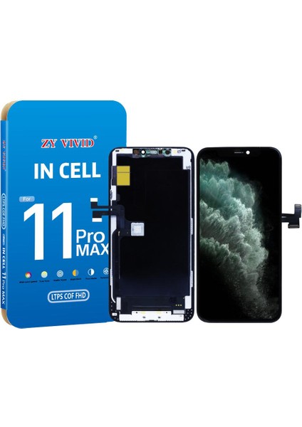 Iphone 11 Pro Max Incell Full Hd LCD Ekran Sıvı Bant Dahil