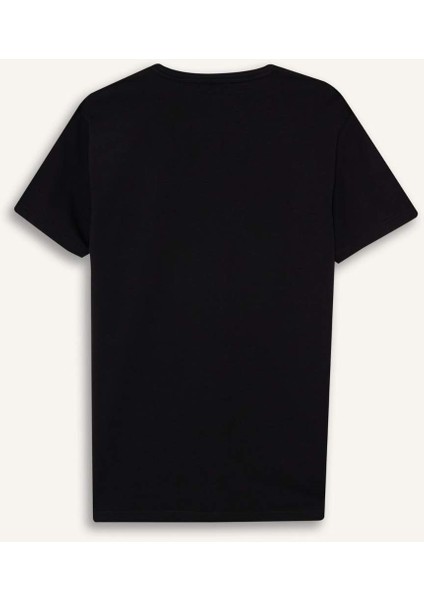 Slim Fit Dar Kesim V Yaka Üst D6187AX25WN