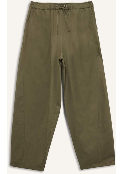 Baggy Fit Normal Bel Gabardin Pantolon F7809AX25AU