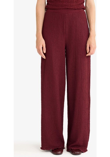 Wide Leg Geniş Bol Paça Bürümcük Pantolon