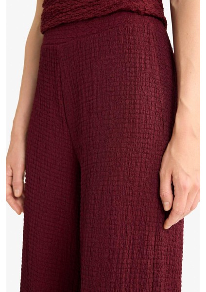 Wide Leg Geniş Bol Paça Bürümcük Pantolon