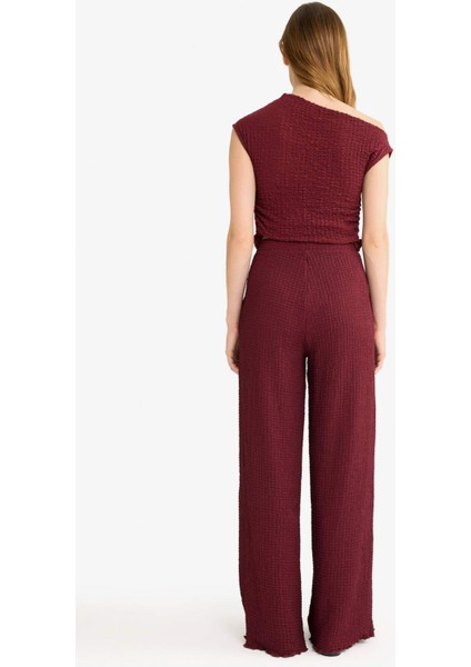 Wide Leg Geniş Bol Paça Bürümcük Pantolon