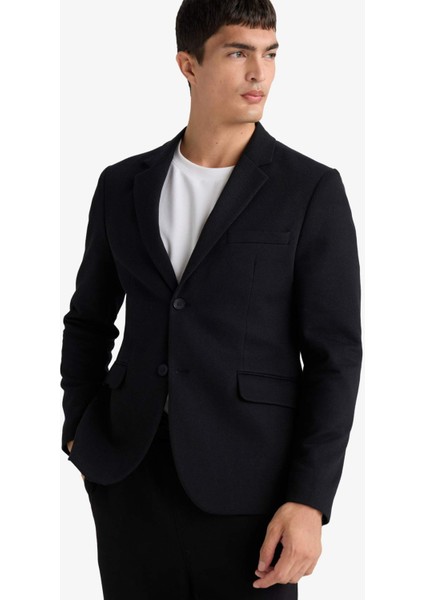 Slim Fit Dar Kesim Blazer Ceket F7690AX25AU