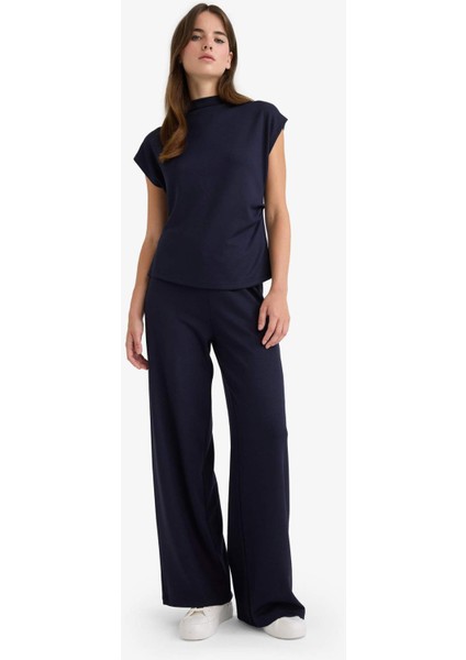 Wide Leg Geniş Bol Paça Pike Pantolon