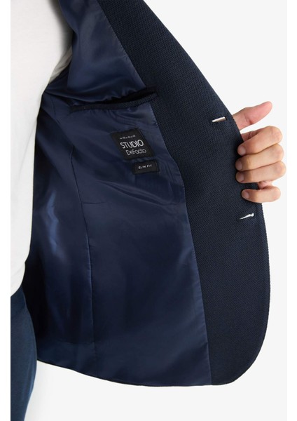 Slim Fit Dar Kesim Blazer Ceket F7690AX25AU