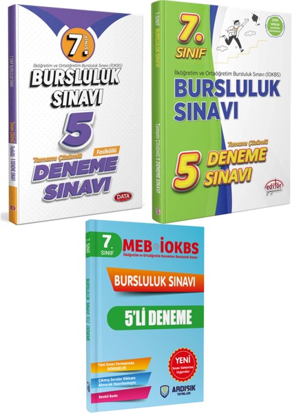 (Sınıf: 7) Bursluluk Deneme Sınav Seti