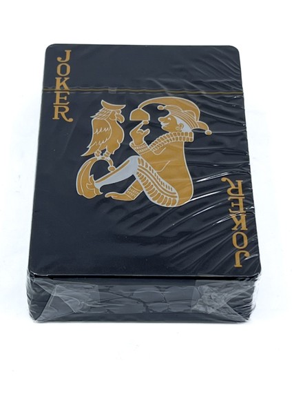 Dolar Baskılı Iskambil Kağıdı Plastik Su Geçirmez Oyun Kağıdı - Siyah fırsatları