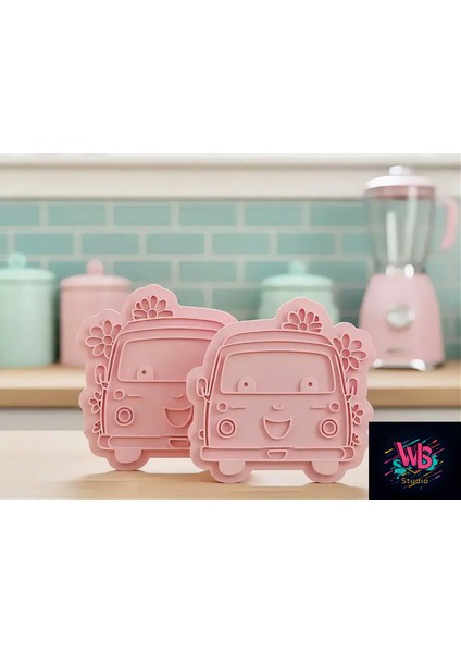 Sevimli Karavan Kurabiye Kalıbı ve Şeker Hamuru Şekillendirici fiyatları