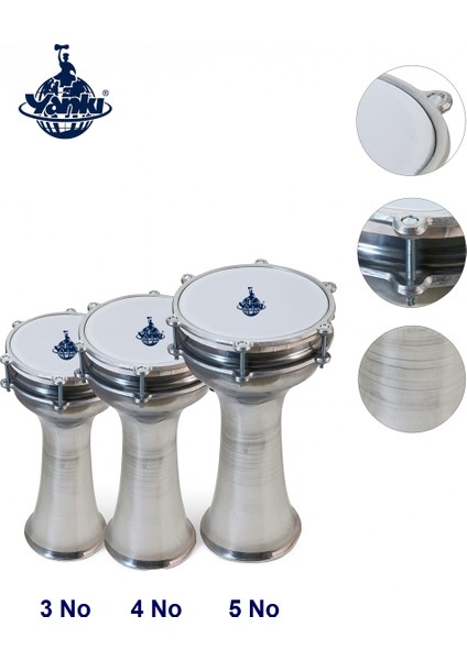 Dr-5 Profesyonel Alüminyum Darbuka 5 Numara fırsatları