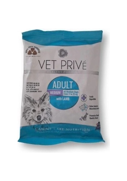 Adult Kuzu Etli Orta Irk Yetişkin Köpek Maması (Tester) 100 gr