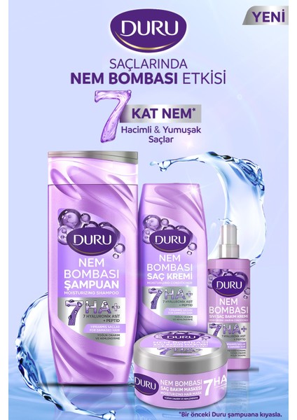Nem Bombası Yıpranmış Saçlar Için Yoğun Onarıcı ve Nemlendirici Şampuan 400 Ml&saç Kremi 385 ml fırsatları