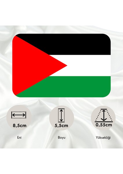 Filistin Bayrağı Pleksi Panjur Arması I Universal Vidalı Oto Panjur Süsü I Araba Panjur Süsü fiyatları