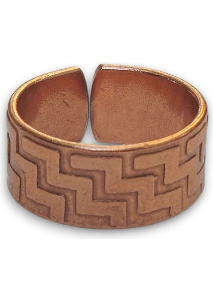 Saf Bakır Ayarlı Yüzük 405BY