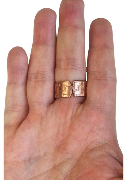 Saf Bakır Ayarlı Yüzük 405BY indirimleri