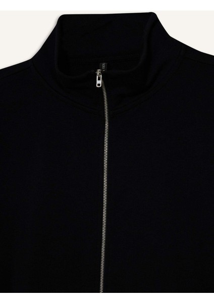 Regular Fit Basic Düz Fermuarlı Hırka F7107AX25AU