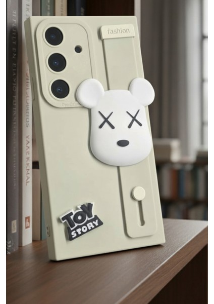 Samsung Galaxy A05S Uyumlu Kılıf Bej Renk 3D Figürlü Darbe Emici Yumuşak Silikon Kapak fiyatları