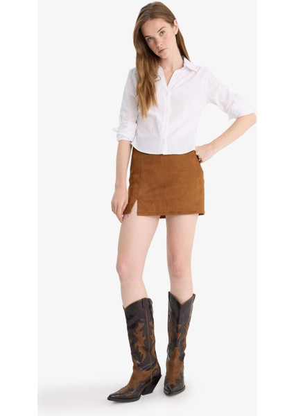 Fitted Bengalin Uzun Kollu Gömlek