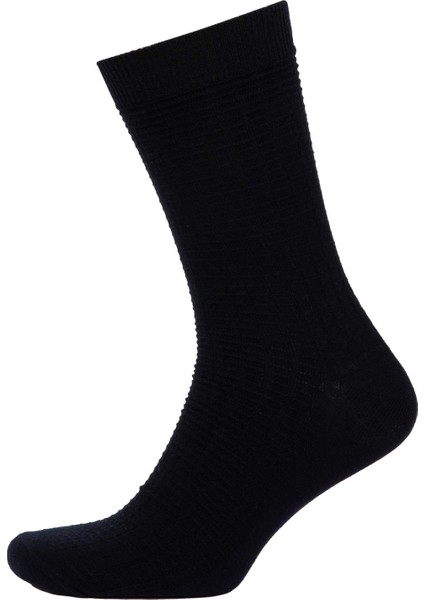 Erkek Rahat Lastikli 5'li Pamuklu Uzun Çorap C6712AXNS