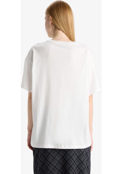 Coool Oversize Geniş Kalıp Baskılı Kısa Kollu Tişört