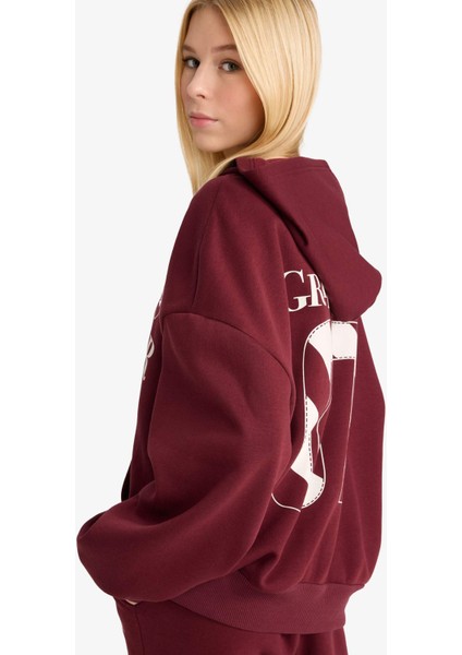 Coool Harry Potter Oversize Geniş Kalıp Kapüşonlu Fermuarlı Sweatshirt F8940AX25AU