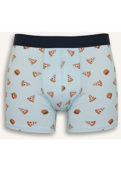 Regular Fit Baskılı 3'lü Boxer F9035AX25AU