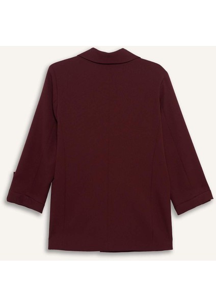 Oversize Geniş Kalıp Ceket Yaka Basic Blazer Ceket