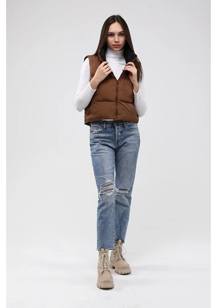 Kadın Bakır Şişme Yelek 5004