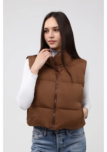 Kadın Bakır Şişme Yelek 5004