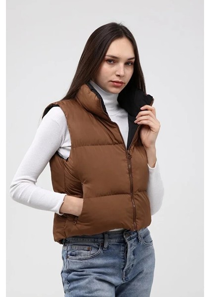 Kadın Bakır Şişme Yelek 5004
